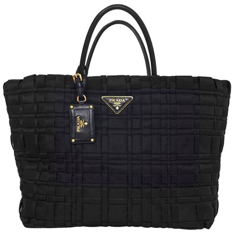 prada black woven bag|prada tote bag transparent.